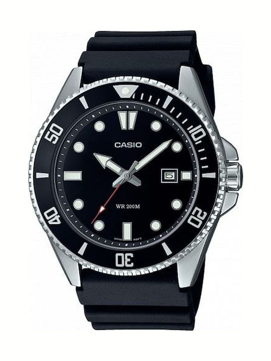 Casio Ρολόι Μπαταρίας με Καουτσούκ Λουράκι Casio Ρολόι Μπαταρίας με Καουτσούκ Λουράκι