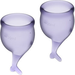 Satisfyer Feel Secure Set of Purple Menstrual C...