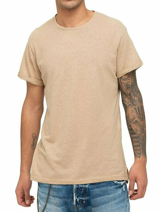 Staff Ron Herren T-Shirt Kurzarm Beige