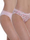Damen Slip 2Pack Pink