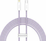 Baseus Dynamic Braided USB-C to Lightning Cable 20W Μωβ 2m (CALD000105)