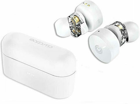 Sonic Gear Earpump TWS 7 In ear Bluetooth хендсфри Слушалки с Устойчивост на Пот и Кутийка за Зареждане Бял