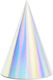 PartyDeco Party Hats Iridescent Paper Party Hats 22479 6pcs CZAP6-017
