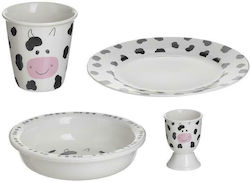 Click Feeding Set made of Porcelain Multicolour 4pcs