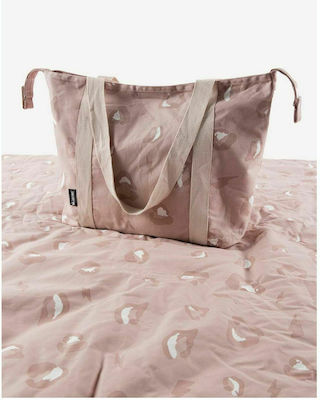 Minene Blanket 130x130cm Pink Leopard 10312001730