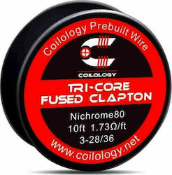 Coilology Tricore Fused Clapton Ni80 Σύρμα