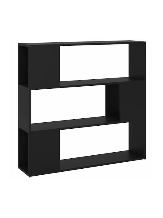 Shelving Unit Floor Black 100x24x94cm