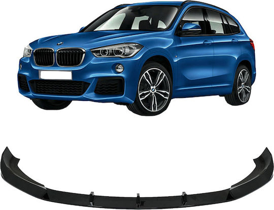 Carner Spoiler Car Sideways Glossy Black Compatible with BMW X1 F48 2015-2019 M-Packet