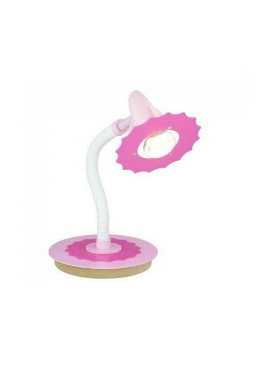 Elobra Kids Desk Lamp Λουλούδι Blüte Pink 20x20x35cm