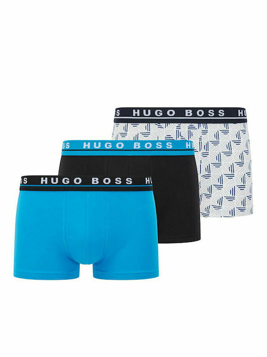 Hugo Boss Ανδρικά Μποξεράκια Μαύρα 3Pack