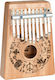 Sela Kalimba SE-257 Free Spirit 10 Noten mit Lautsprecher