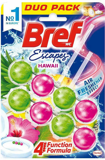 Bref Power Activ Block Toilet with Scent Hawaii 2x50gr