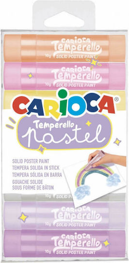 Carioca Temperello Pastel Маркери за рисуване Дебели Комплект 8бр