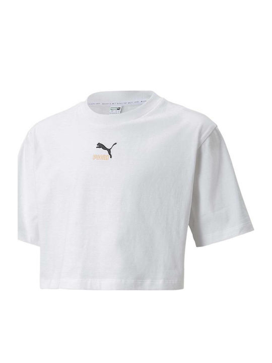 PUMA Crop Top Weiß