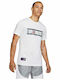 Jordan Paris Saint Germain Wordmark Ανδρικό T-shirt Λευκό με Στάμπα