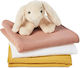 La Redoute Interieurs Swaddle Wraps Multicolour 45x45cm. 3pcs