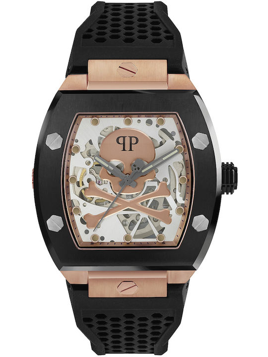 Philipp Plein Das Skeleton Herrenuhr 44mm Autom...