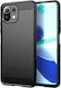 Powertech Back Cover Silicone Black (Xiaomi Mi 11 Lite / 11 Lite 5G / 11 Lite 5G NE)