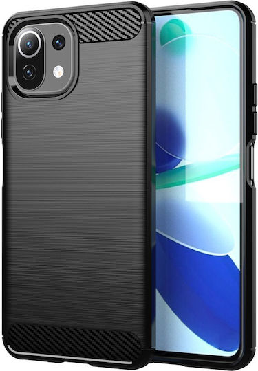 Powertech Back Cover Silicone Black (Xiaomi Mi 11 Lite / 11 Lite 5G / 11 Lite 5G NE)