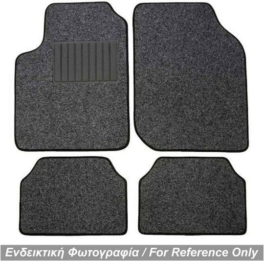 Race Axion Set of Front and Rear Mats 4pcs for Opel Tigra 2004 Gray / Black