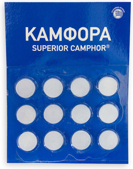 Synferri Superrior Camphor Insektenabwehrtabletten für Mücken 12 Registerkarten 12cm