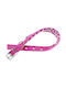 Ferplast Daytona Fantasy Hundehalsband in Rosa Farbe 15mm x 35cm 75232003