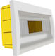 Elvhx Walled 14-Elements Fuse Box with 1 Row W310xH172xD90mm