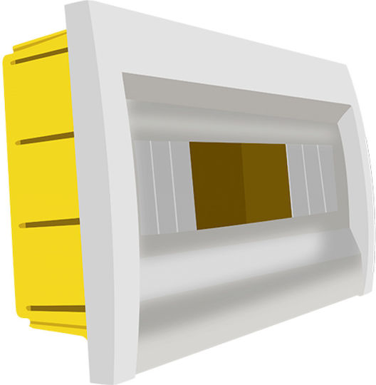 Elvhx Walled 14-Elements Fuse Box with 1 Row W310xH172xD90mm