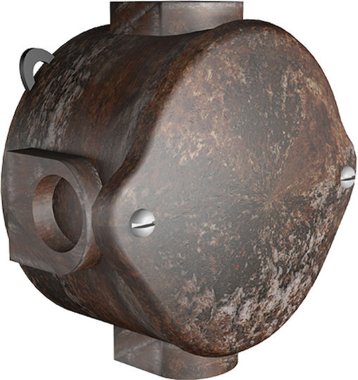 Elvhx Cutie electrică pentru montaj exterior Ramificare în culoarea Bronz