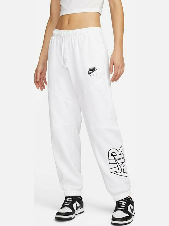 Nike Air Висока талия Долнище на анцуг с гума Ф...