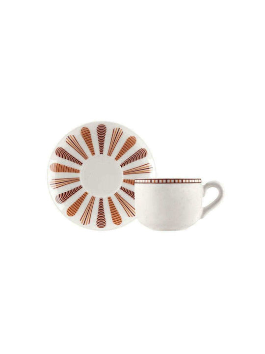 Ionia Mideia Cup Coffee Porcelain White 110ml