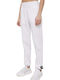 DKNY Παντελόνι Γυναικείας Φόρμας με Λάστιχο Λευκό