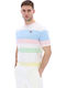 Slitter Printed Stripe Αθλητικό T-shirt Πολύχρωμο