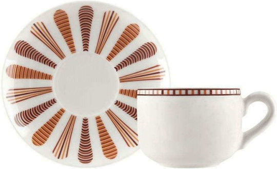 Ionia Mideia Cup Tea Porcelain White 250ml