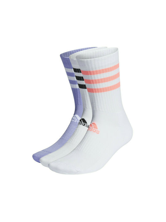 Adidas Αθλητικές Κάλτσες Πολύχρωμες 3 Ζεύγη