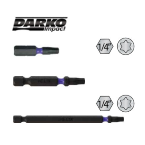 Helix Бит за Винтоверт Торкс с Размер T30 Impact Torsion