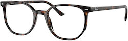 Ray Ban Elliot Acetate Skeleton Structure Brown...