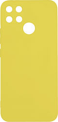 Sonique Liquid Umschlag Rückseite Silikon Gelb (Realme 7i)