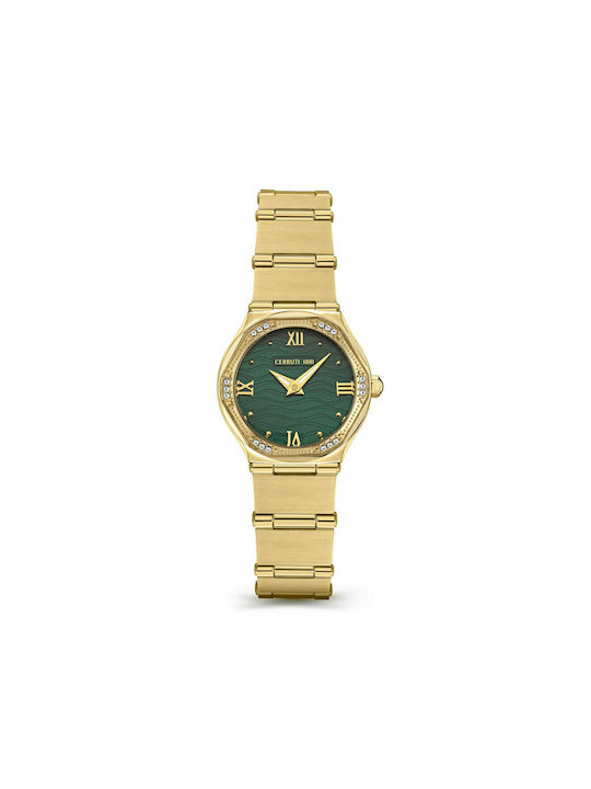 Cerruti Rendinara Watch with Gold Metal Bracelet