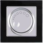 Mutlusan Recessed LED Complete Dimmer Switch Rotary Black