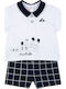 Kids' Set with Shorts Summer 2pcs White