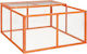 vidaXL 170876 Wooden Cage for Rabbits 124x120x60cm
