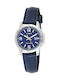 Casio Pelle Watch Battery with Blue Leather Strap