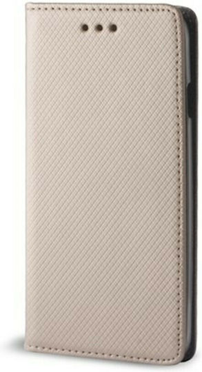 Smart Magnet Book Piele artificială Auriu (Realme C11 2021)