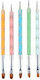 Kiepe Set Nail Brushes Natural Hair 5τμχ
