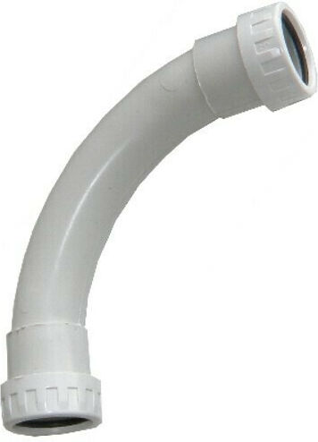 Elvhx Winkel für elektrische Leitungen mit Durchmesser 25mm aus Kunststoff 4463