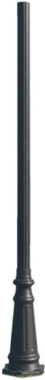 Elvhx Mounting Post for Lighting Fixtures Black 7057-7058