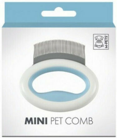 M-Pets Mini Pet Comb XSmall for Misc Hair Lengths for Coat Cleaning Blue