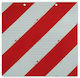 3M Truck Signage Plate Reflective Cargo Signboard Striped Red-White 40x40cm