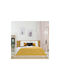 The Home Deco Factory Fleece Blanket Half-Double 180x220cm Yellow